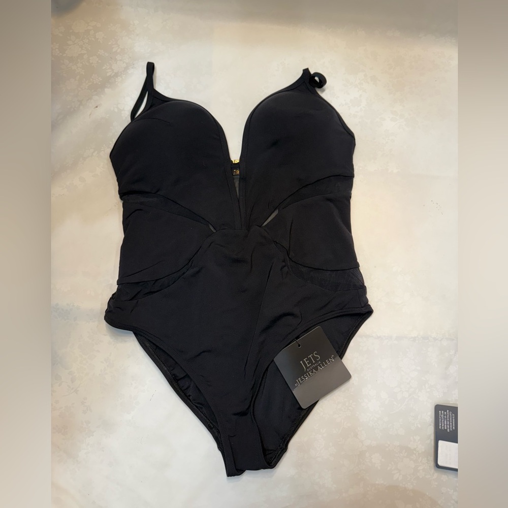 Black One-Piece Swimsuit